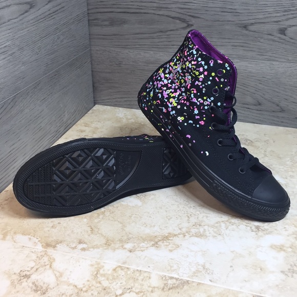 Converse CTAS HI BLACK/MULTI black/mult/conv - Picture 8 of 8